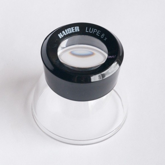 Kaiser 2334 8X Loupe Stand Lupe Magnifier Slides Film Viewing