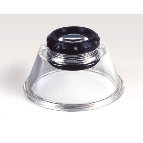 KAISER 2332 10X MAGNIFICATION STAND LUPE BASE MAGNIFIER LOUPE 