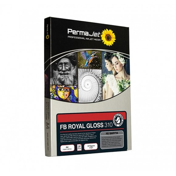 PermaJet FB Royal Gloss 310gsm A3+ Inkjet Paper 25 Sheets PJ62633