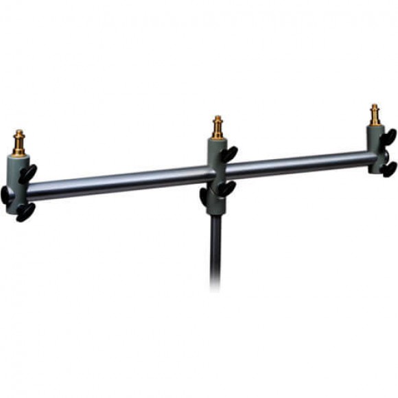 Manfrotto 154 Triple Microphone Holder Bar (Black) Manfrotto 154 Triple Microphone Holder Bar (Black)