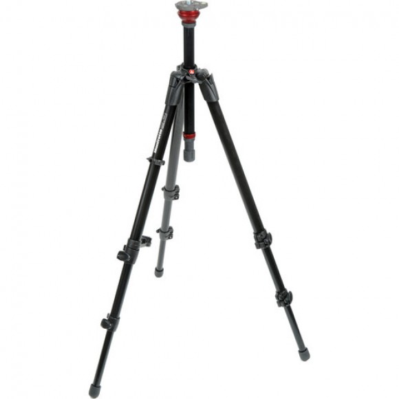 Manfrotto MN755XB Aluminium Video Tripod legs (Black) with Levelling Ball