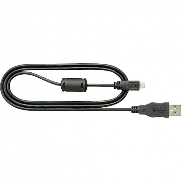 Nikon UC-E21 USB Type-A Male to Type-B Micro Male Cable (Black) 1M Approx