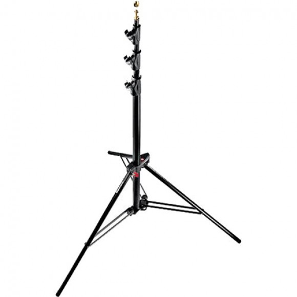 Manfrotto Alu Master Air Cushioned Light Stand Quick Stack 3-Pack (Black, 12 Foot) MN-1004BAC-3
