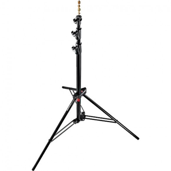 Manfrotto Alu Ranker Air-Cushioned Light Stand (Black, 9 Foot) MN-1005-BAC