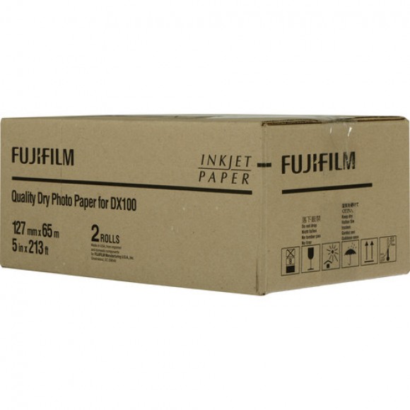 FujiFilm Frontier DX100/DE100 5" Lustre Photo Paper Roll (Pack of 2)