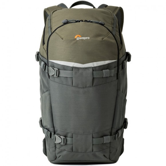 LowePro Flipside Trek BP 350 AW Backpack - Grey/Dark Green