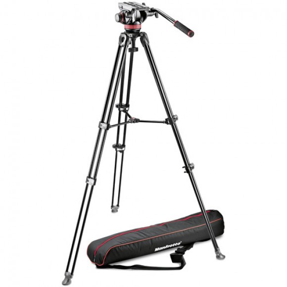 Manfrotto MVK502AM Tripod with Fluid Head and Carrying Bag