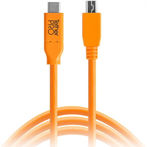 Tether Tools TetherPro USB Type-C Male to 5-Pin Micro-USB 2.0 Type-B Male Cable (4.6m) 