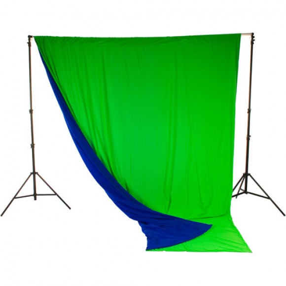 Lastolite Chromakey Green-Blue 3 x 3.5m Curtain Background LAS5787
