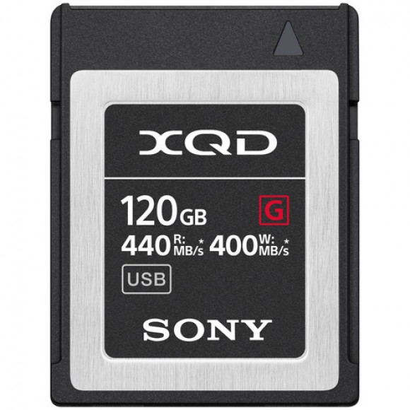 Sony 120GB XQD G Series Memory Card (Read 440MB/s and Write 400MB/s)