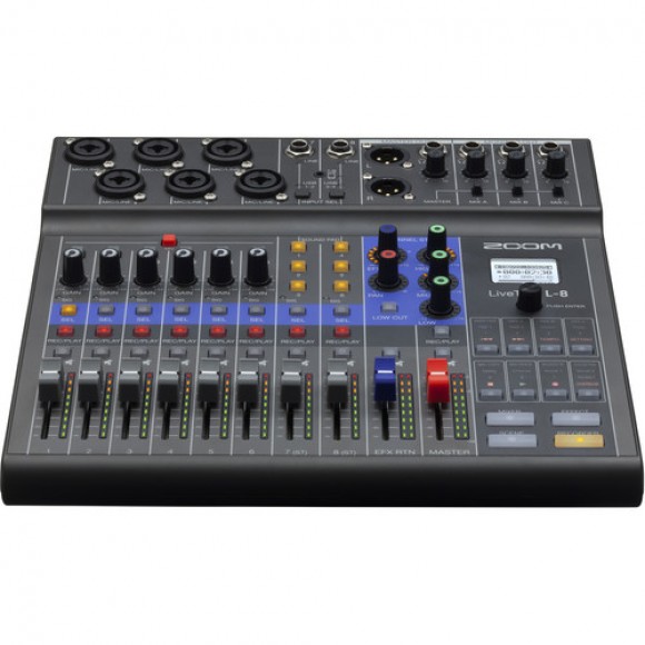 Zoom L-8 Mixer / Recorder (8-track)