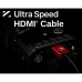 ZILR Hyper Thin Ultra High-Speed HDMI Cable with Ethernet (45cm)
