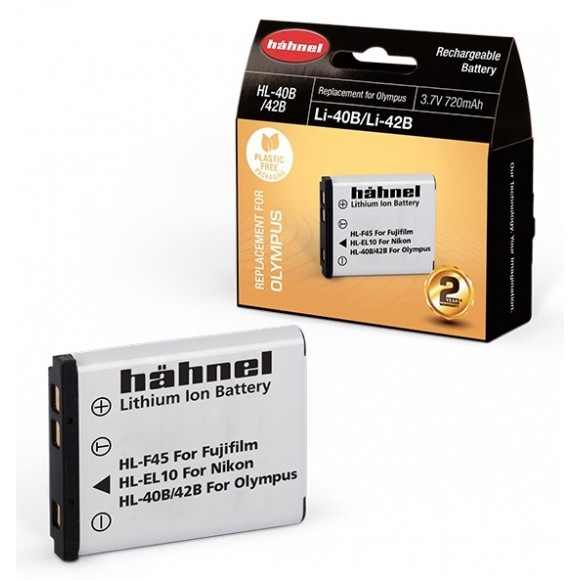 Hahnel HL-40B/42B Replacement Battery for Olympus & OM System