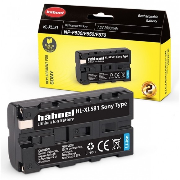 Hahnel NP-F550 Sony Battery HL-XL581