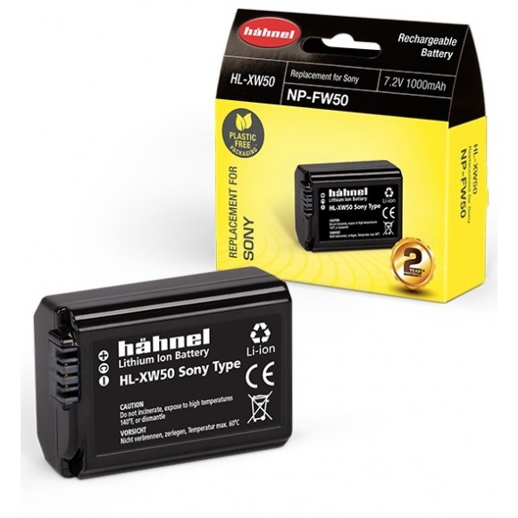 Hahnel HL-XW50 Battery for Sony Digital Cameras (Sony NP-FW50)