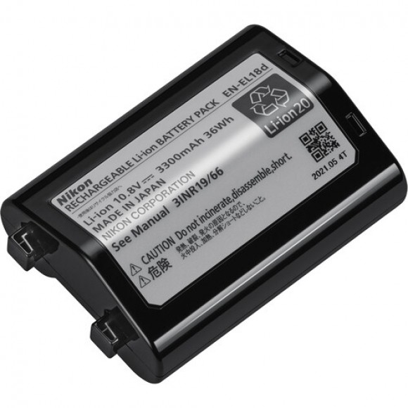Nikon EN-EL18D Rechargeable 3300mAh Lithium-Ion Battery for Z9, D4, D5 and D6