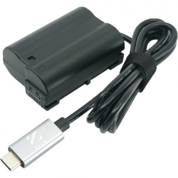 ZILR USB Type-C to Nikon EN-EL15 Dummy Battery Cable (60cm)