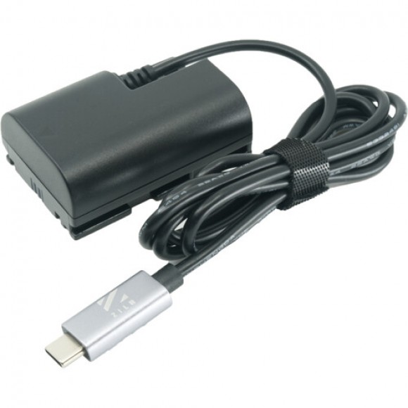 ZILR USB Type-C to Canon LP-E6 Dummy Battery Cable (60cm)