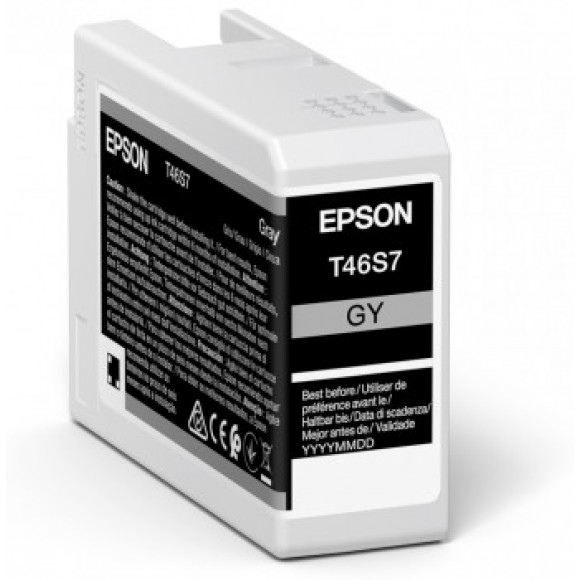 Epson Gray Ink for SC-P700 Printer 25ml T46S7