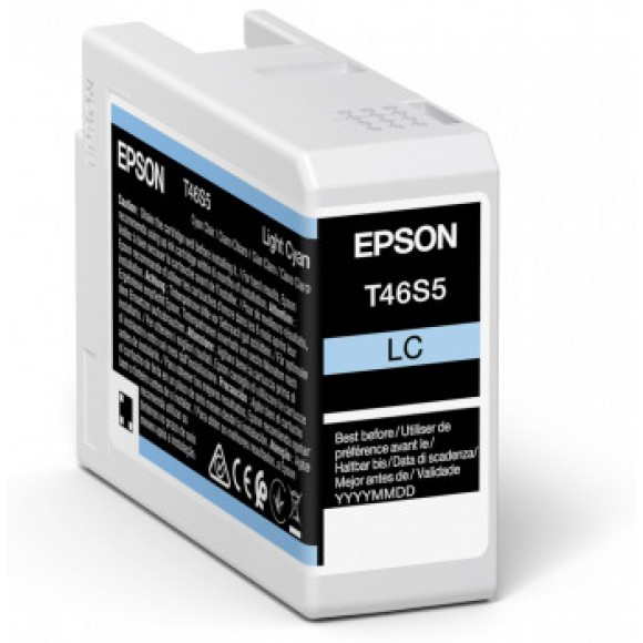 Epson Light Cyan Ink for SC-P700 Printer 25ml T46S5