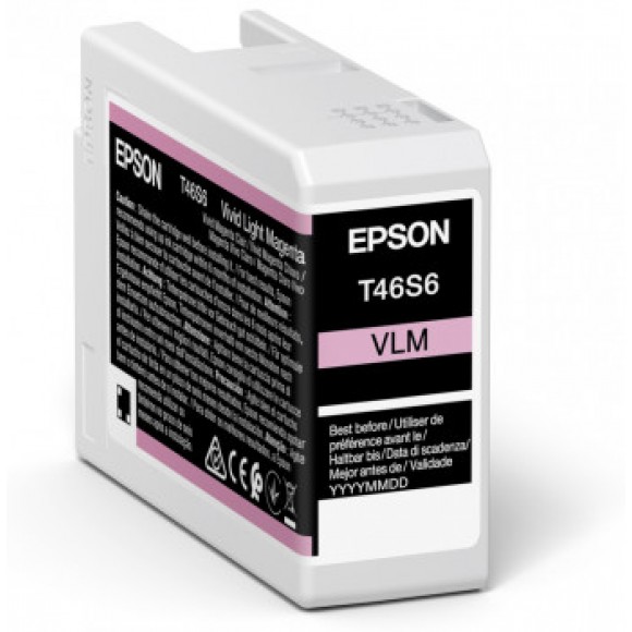 Epson Vivid Light Magenta Ink for SC-P700 Printer 25ml T46S6