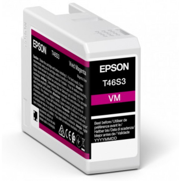 Epson Vivid Magenta Ink for SC-P700 Printer 25ml T46S3