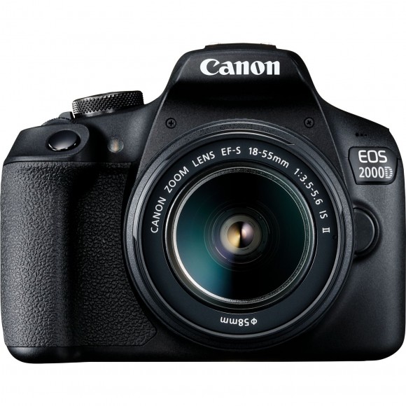 Canon EOS 2000D DSLR Camera with EF-S 18-55mm IS II Lens  *FREE CANON SHOULDER BAG and FREE 16GB SD CARD*