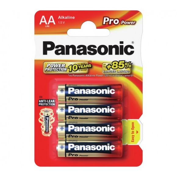 Panasonic AA Pro Power Alkaline Batteries (4 pack)