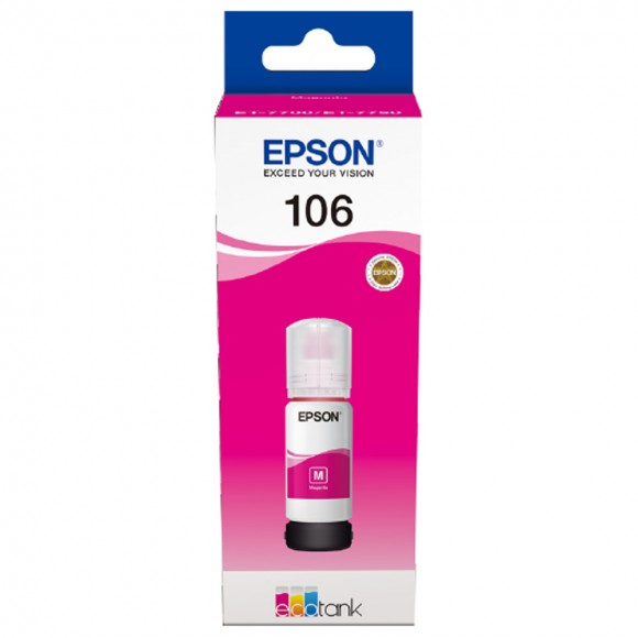 Epson 106 ECO Tank Magenta Ink Bottle 70ml