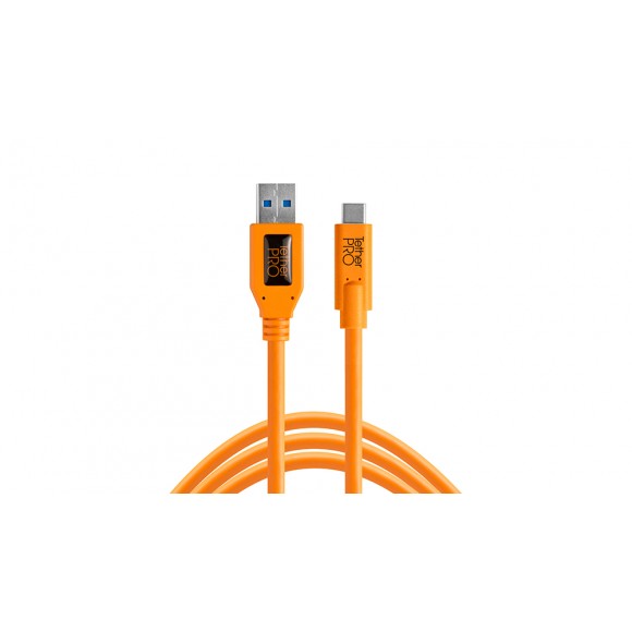 Tether Tools TetherPro USB 3.0 to USB-C Cable TET-CUC3215-ORG