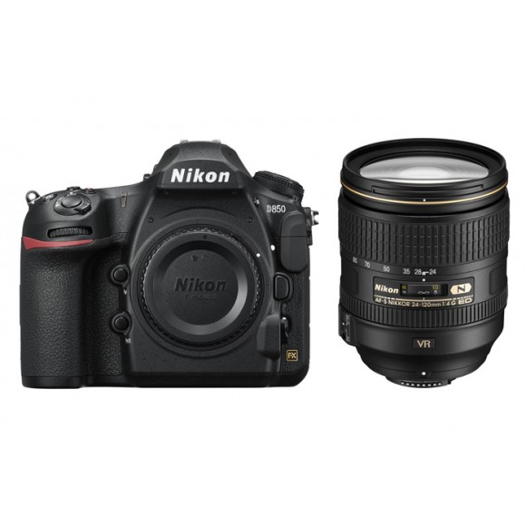 Nikon D850 Camera + AF-S 24-120mm f4 VR Lens Kit 