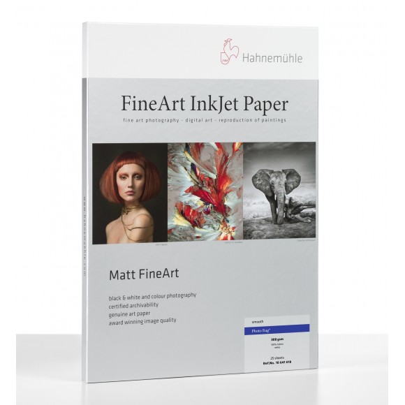 Hahnemuhle FineArt Photo Rag InkJet Paper308gsm A3+ 25pk