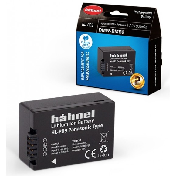 Hahnel Rechargeable Li-ion Battery (DMW-BMB9) for Panasonic HN-HL-PB9