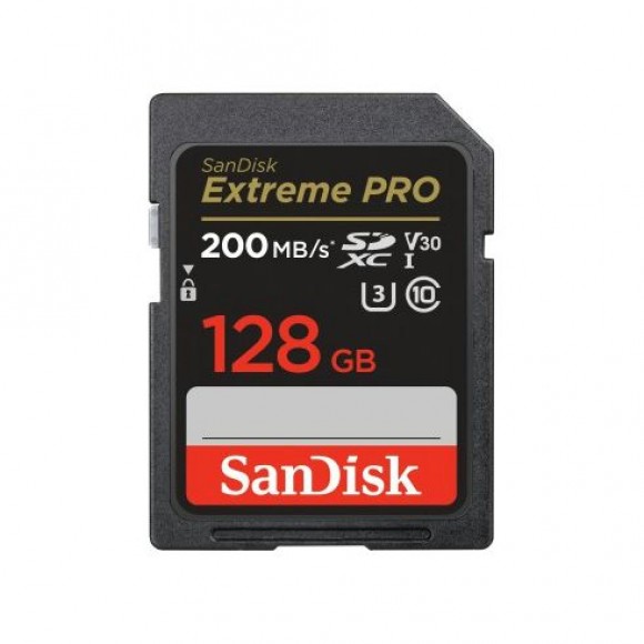 SanDisk 128GB Extreme Pro SDXC UHS-I Memory Card 200Mbs