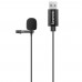 Saramonic Ultracompact Clip-On Lavalier Microphone SR-ULM10L 6m (USB-A Connector for Mac and Windows) Saramonic Ultracompact Clip-On Lavalier Microphone SR-ULM10L 6m (USB-A Connector for Mac and Windows)