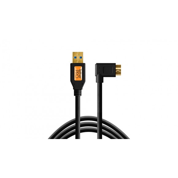 Tether Tools TetherPro USB 3.0 to Micro-B Right Angle (CU61RT01-BLK) 50cm
