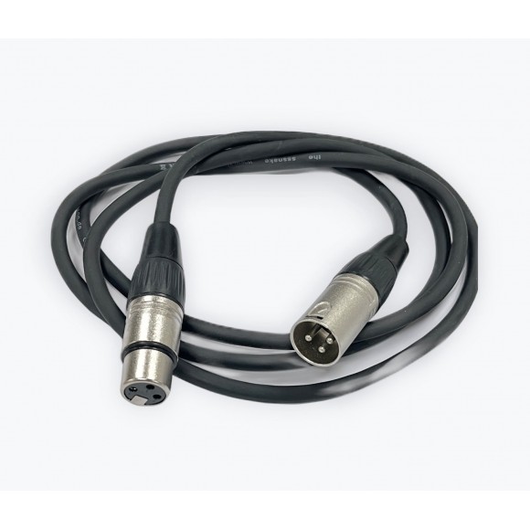 XLR lead, Male to Female 1.5 Meter