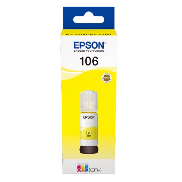 Epson 106 ECO Tank Yellow Ink Bottle 70ml