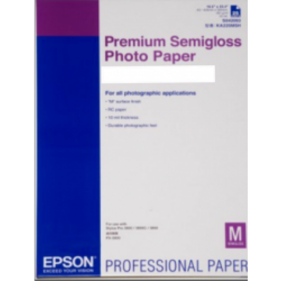 Epson Premium Semi Gloss Paper A2 25 Sheets SO42093