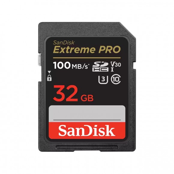 SanDisk 32GB Extreme Pro SDHC UHS-I Memory Card