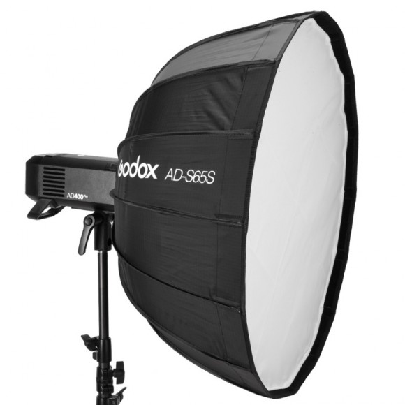 Godox AD-S65S Parabolic Softbox (Silver) 65cm for Godox AD300 & AD400 only - Godox Mount