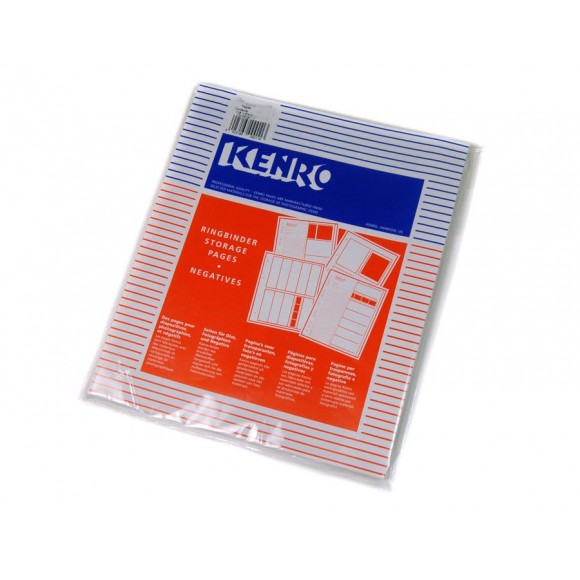 Kenro KNF17 35mm Acetate (Clear Print Through) Negative Storage Pages (100)