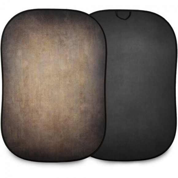 Lastolite Vintage Collapsible Background Walnut-Pewter 1.5 x 2.1m 