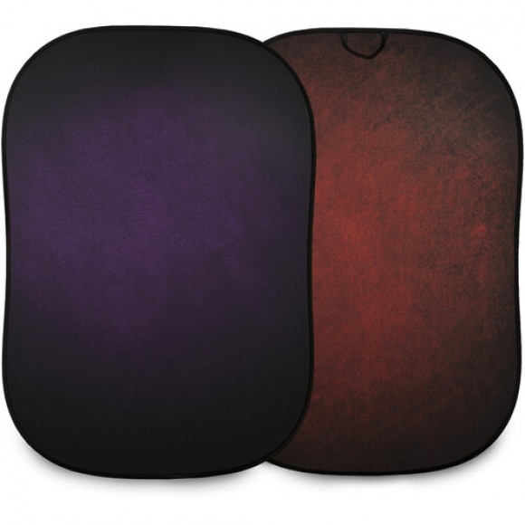 Lastolite Vintage Collapsible Background Aubergine/Crimson 1.5 x 2.1m 