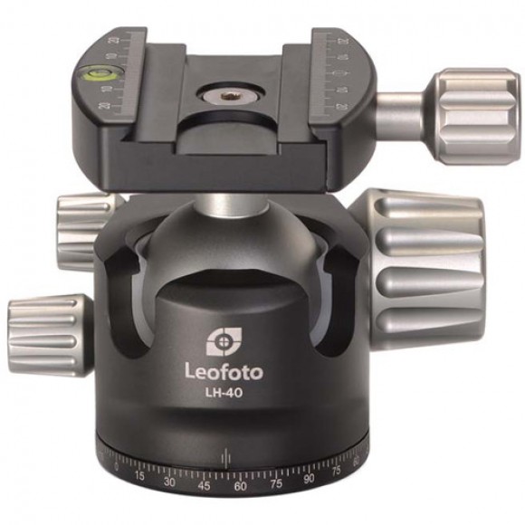Leofoto LH-40 Low Profile Ball Head with 70mm Quick Release Plate