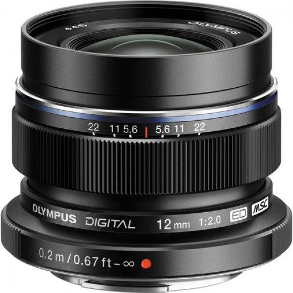 OM System M.Zuiko Digital ED 12mm f/2 - Black