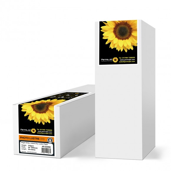PermaJet Photo Lustre 310gsm 24 Inch x 30m Inkjet Paper Roll PJ22068
