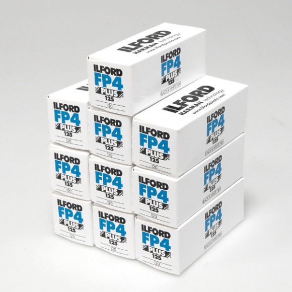 Ilford FP4 Plus Black and White Negative 120 Film (10 pack)