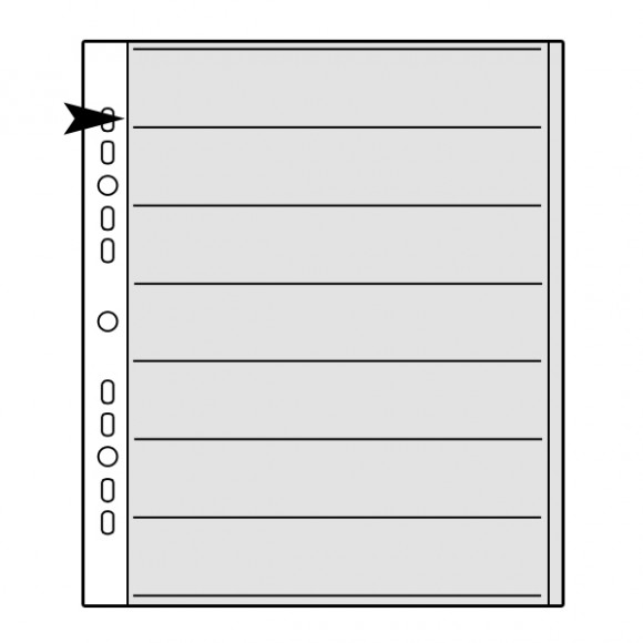 Kenro Negative File Pages 35mm Paper 25 Pack KNF08