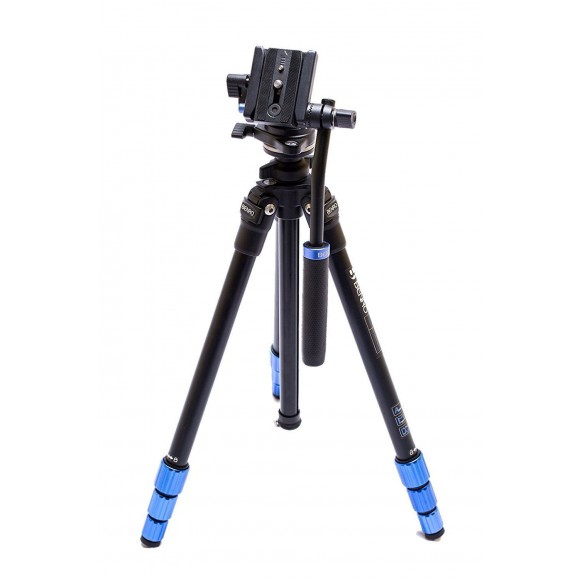 Benro Slim Aluminium Video Tripod with S2H Fluid Video Head TSL08AS2CSH